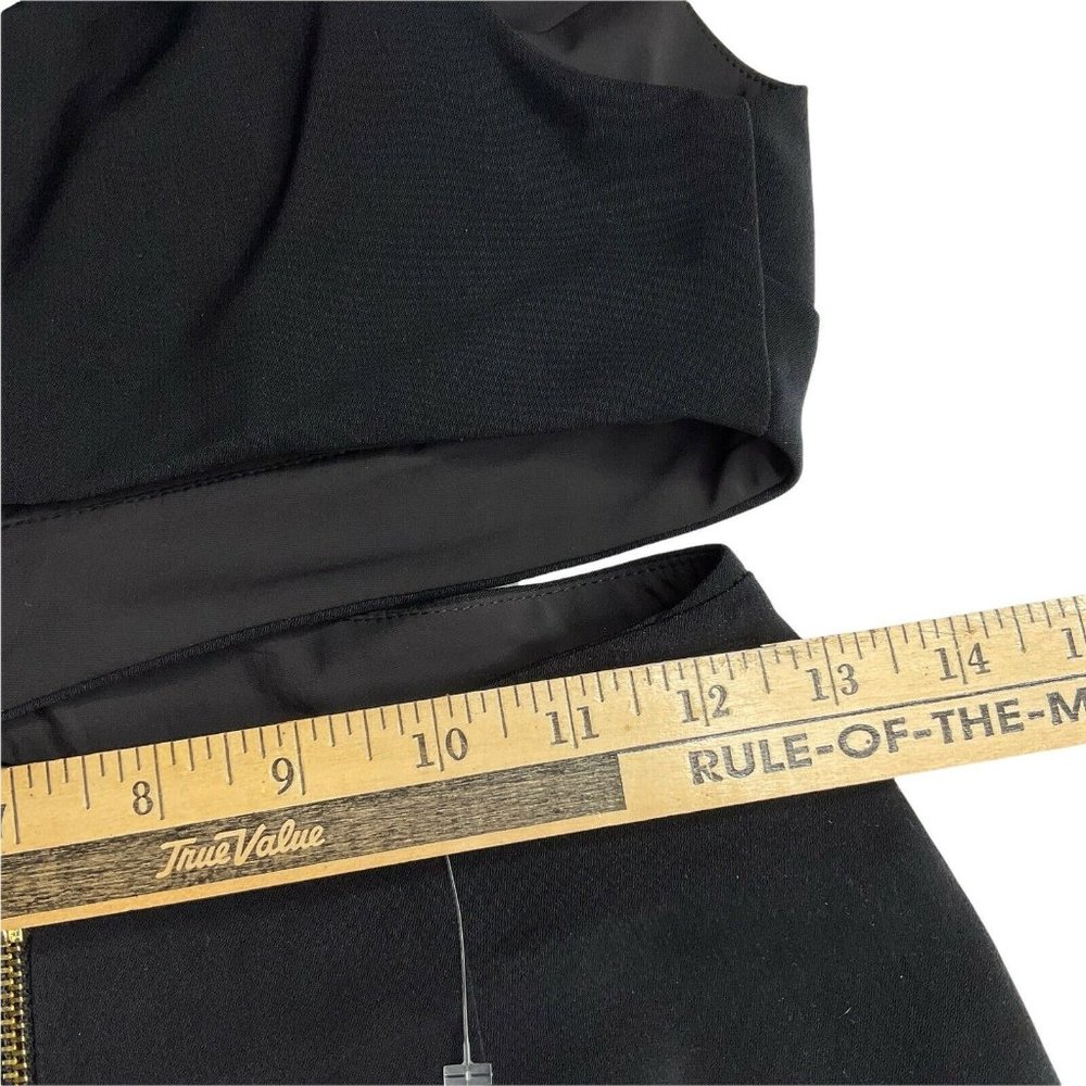 NBD X Naven Jumpsuit Women Sz XS Black Madeline Criss cross Side Cutout Nwt $228 - Picture 6 of 10